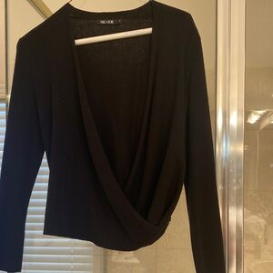 Nic & Zoe wrap like black sweater.  Never worn